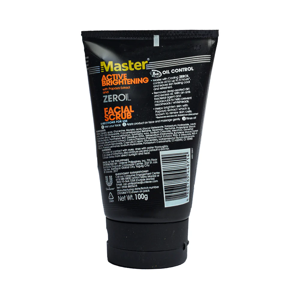 Master Facial Scrub Active Whitening With Papaya Extract 100g - Image 2