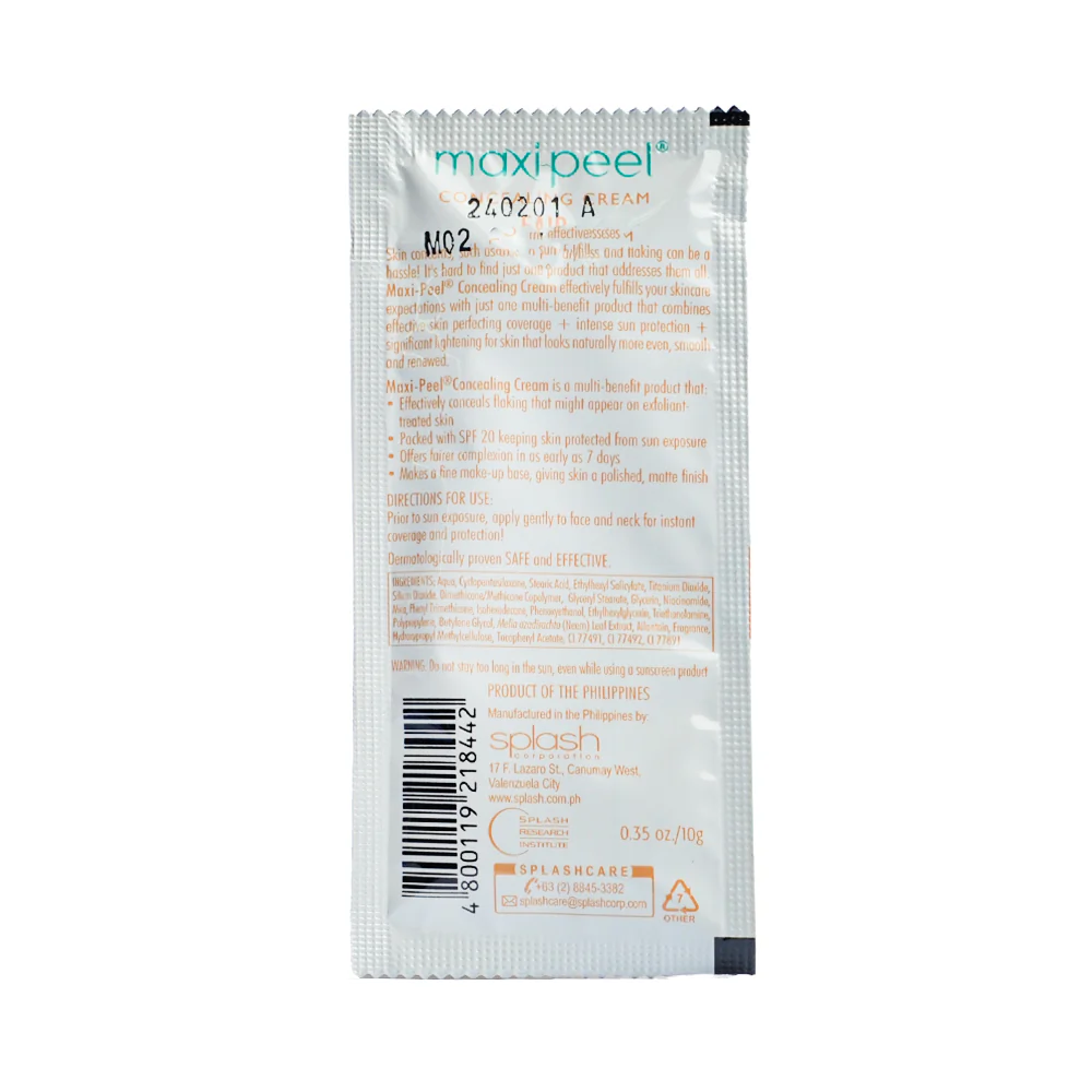 Maxi Peel Concealing Cream Fair 10g - Image 2