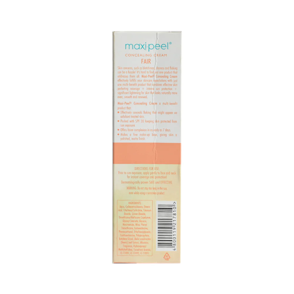 Maxi Peel Concealing Cream Fair 25g - Image 2
