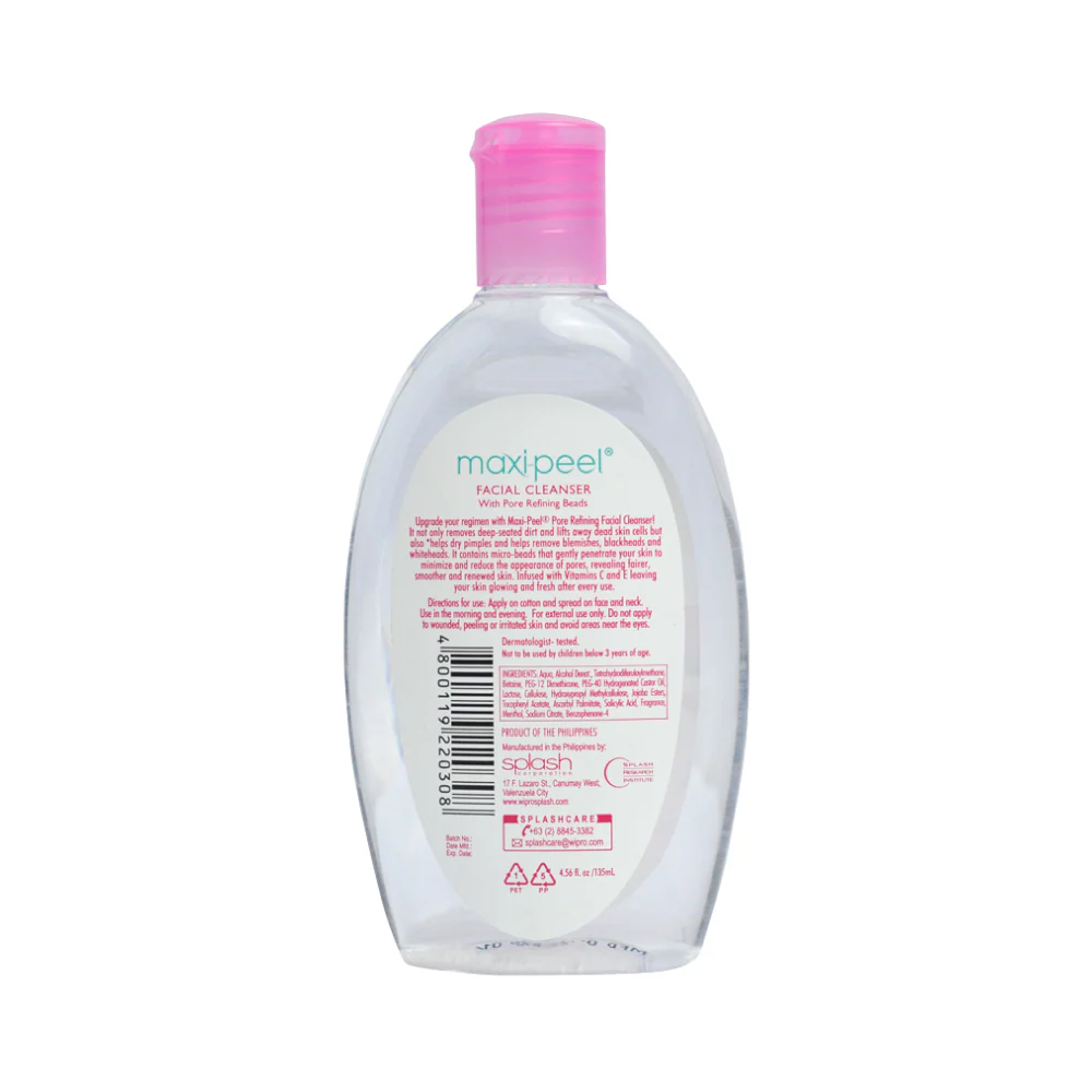 Maxi Peel Facial Cleanser With Pore Refining Beads 135ml - Image 2