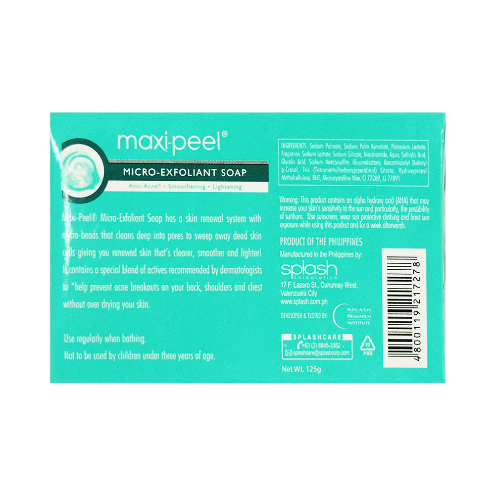 Maxi Peel Micro-Exfoliant Soap 125g - Image 2