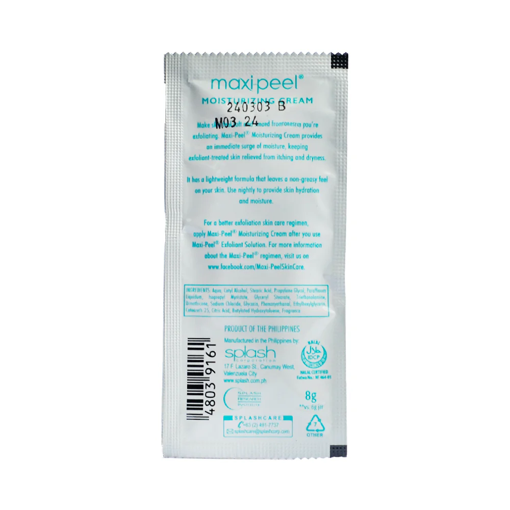 Maxi Peel Moisturizing Cream 8g - Image 2