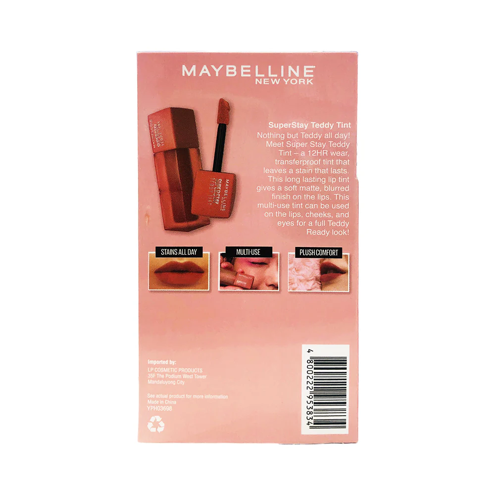 Maybelline Superstay Teddy Tint Longwear Soft Matte Mutli Use Tint - Image 12