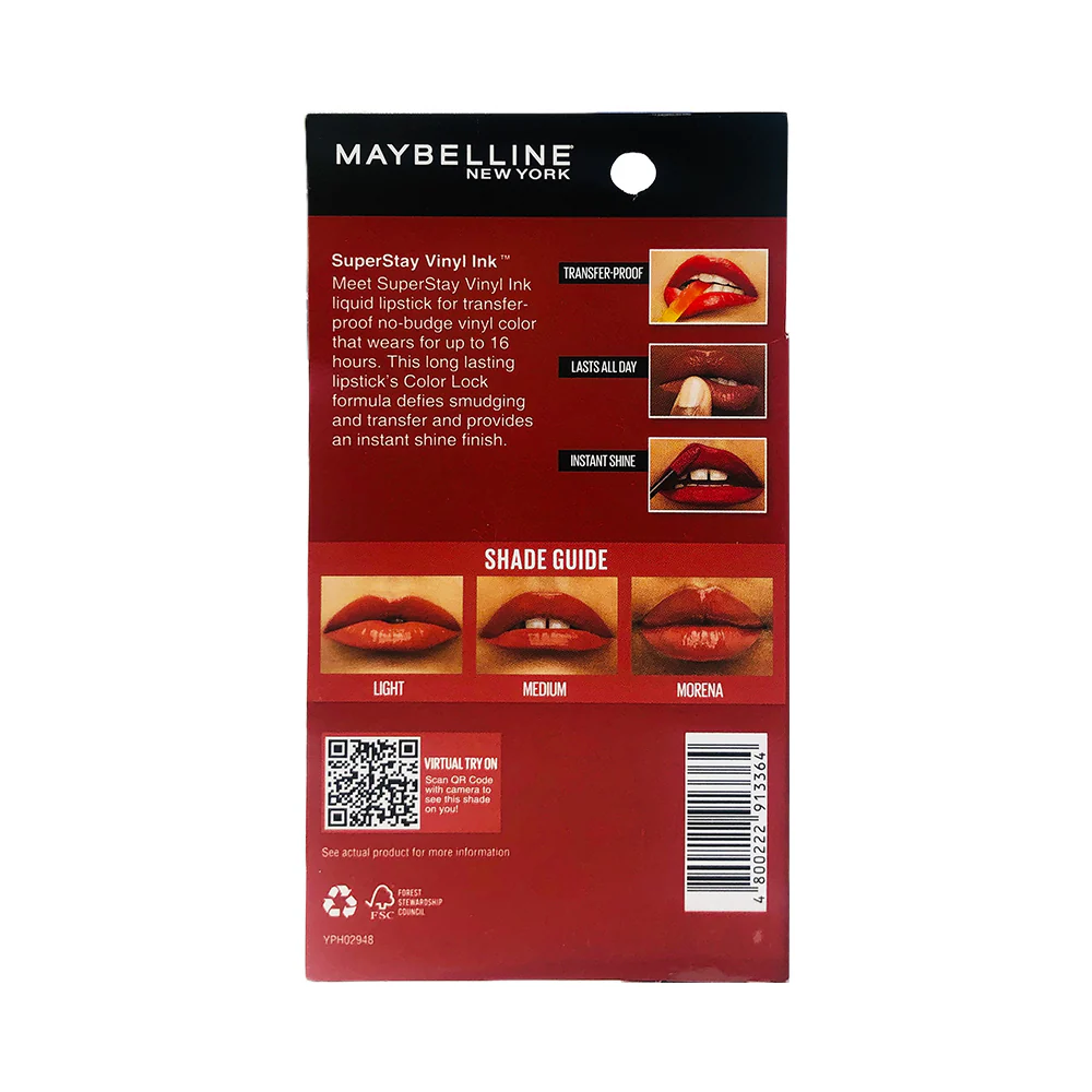 Maybelline Superstay Vinyl Ink Liquid Lipstick - Image 3