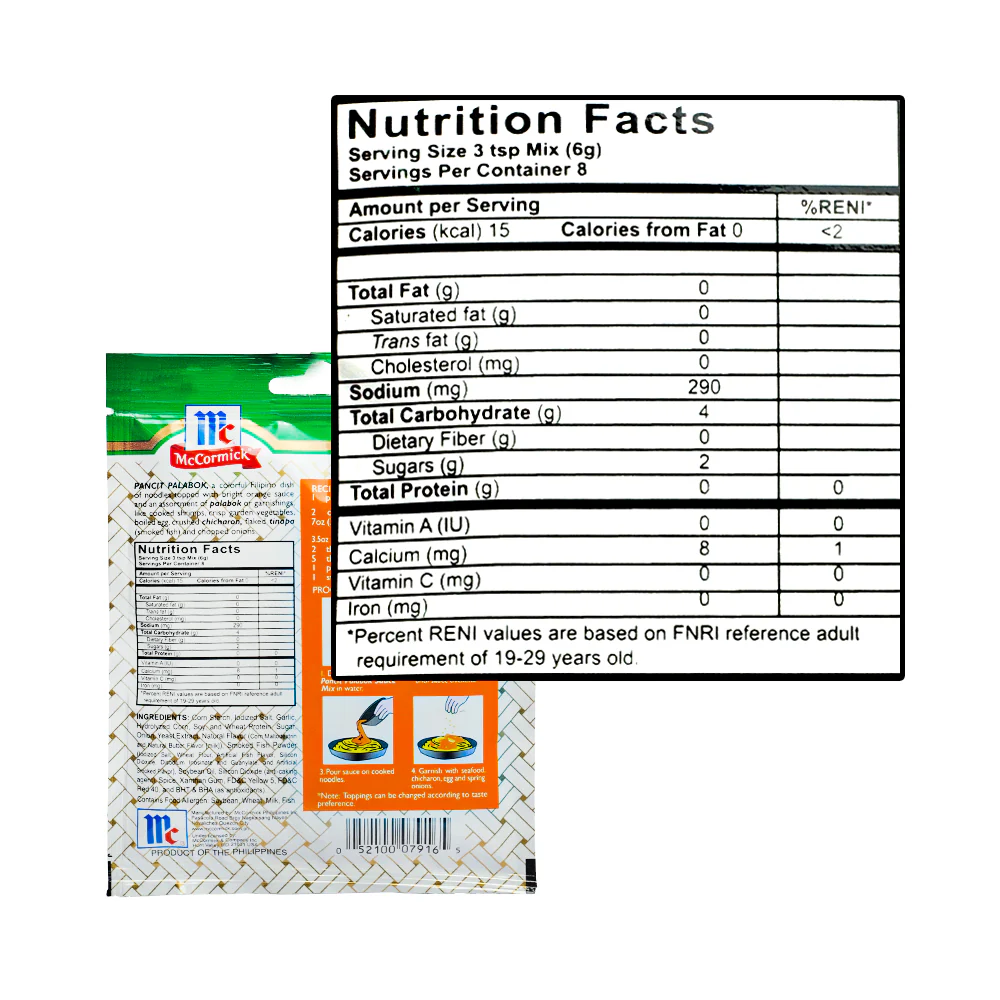 McCormick Pancit Palabok Sauce Mix 50g - Image 2