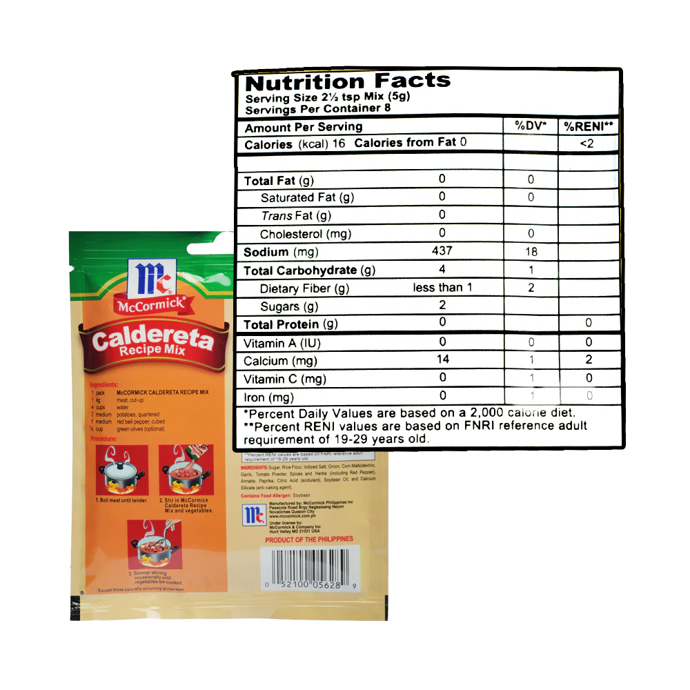 McCormick Recipe Mix Caldereta 50g - Image 2