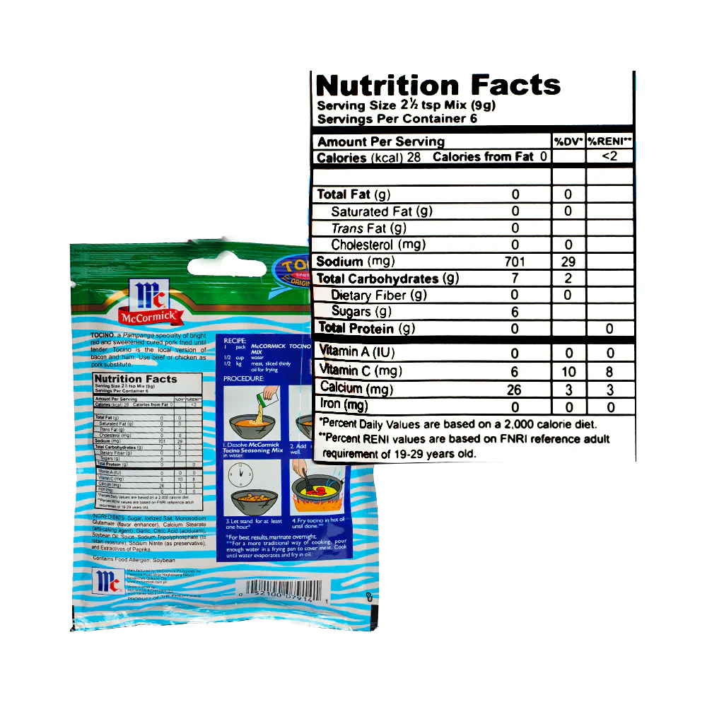 McCormick Seasoning Mix Tocino 75g - Image 2