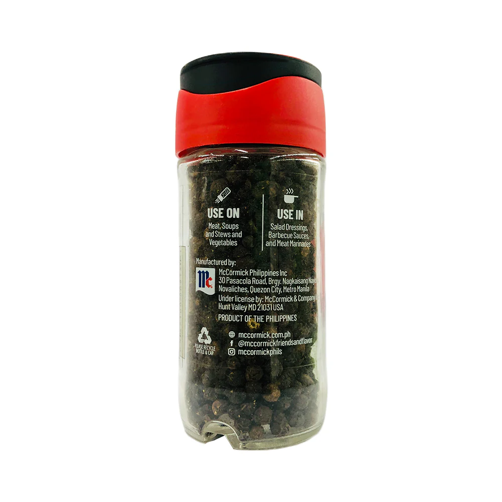 McCormick Whole Black Pepper 29g - Image 2