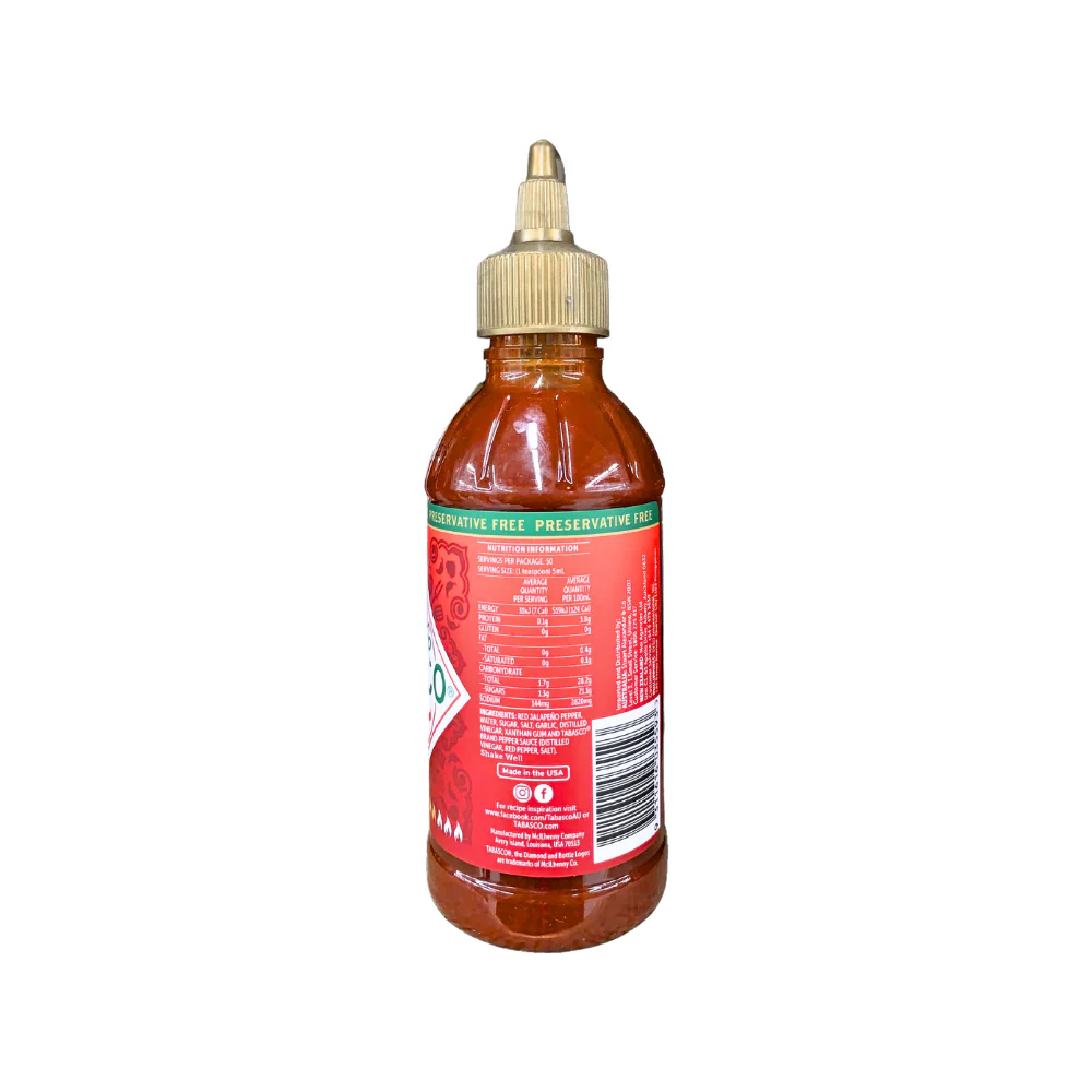 McILHenny Co. Tabasco Sauce Sriracha 300g (256ml) - Image 2