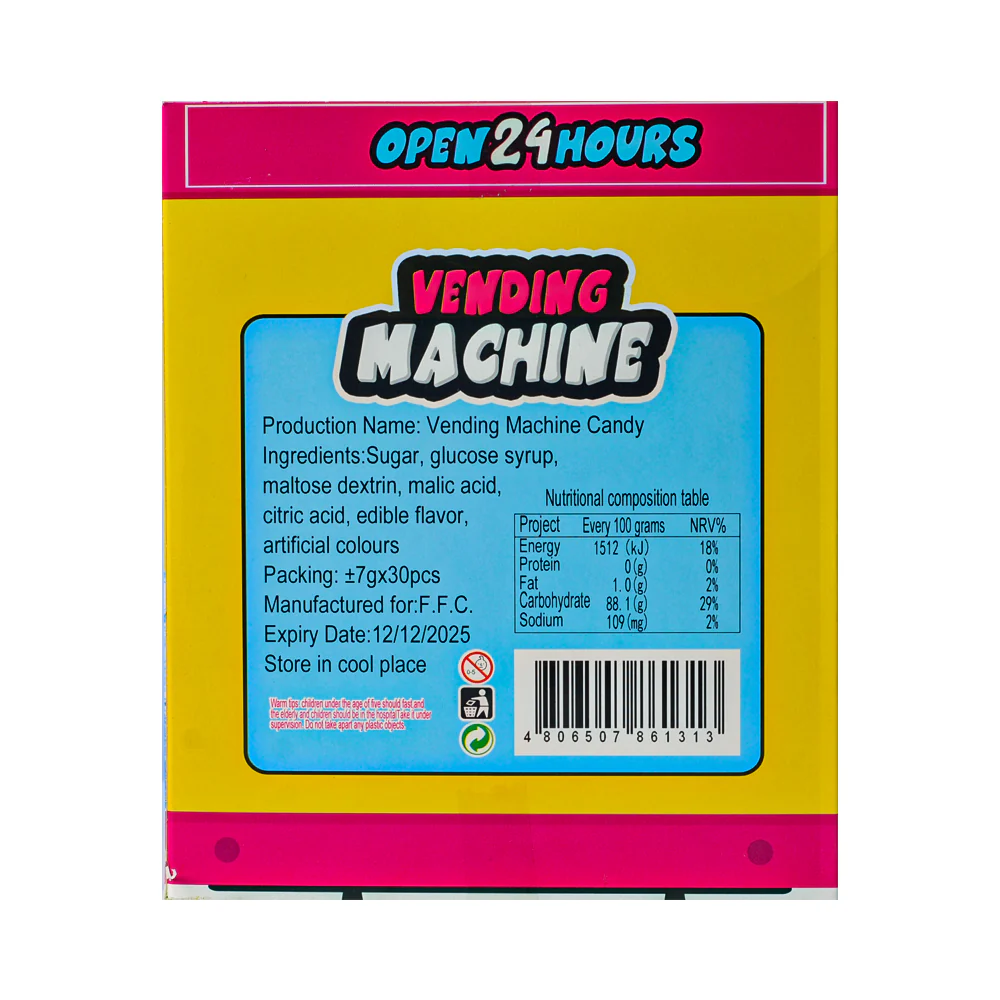 Mcmaster Vending Machine Candy 7g x 30's - Image 2
