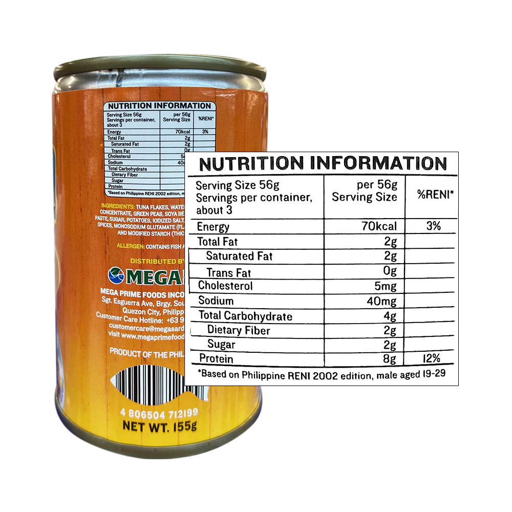 Mega Mama Tuna Afritada 155g - Image 2