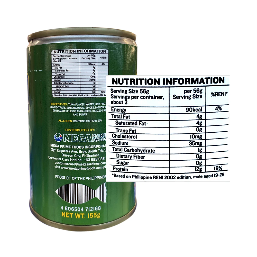 Mega Mama Tuna Flakes in Oil 155g - Image 2