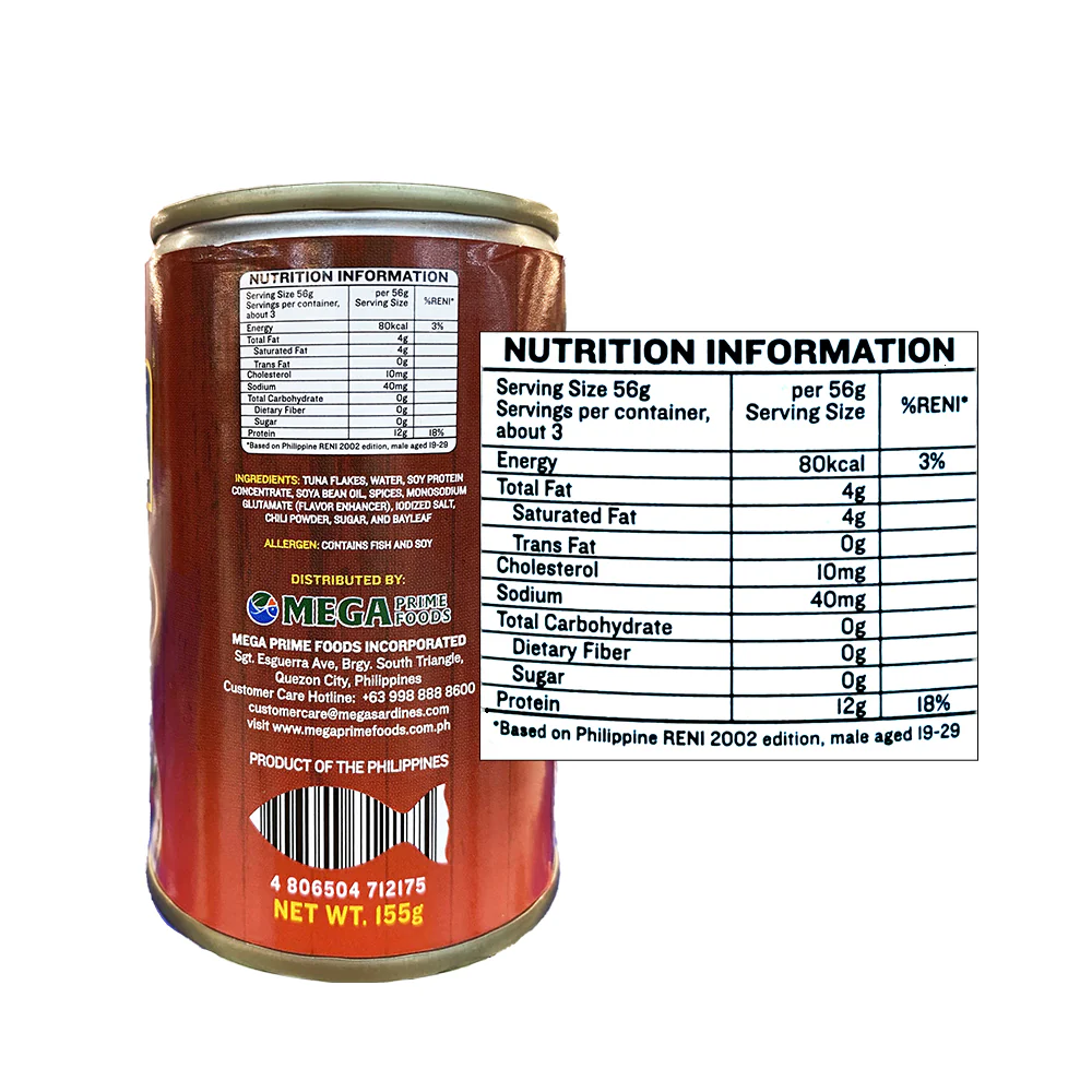 Mega Mama Tuna Hot And Spicy 155g - Image 2