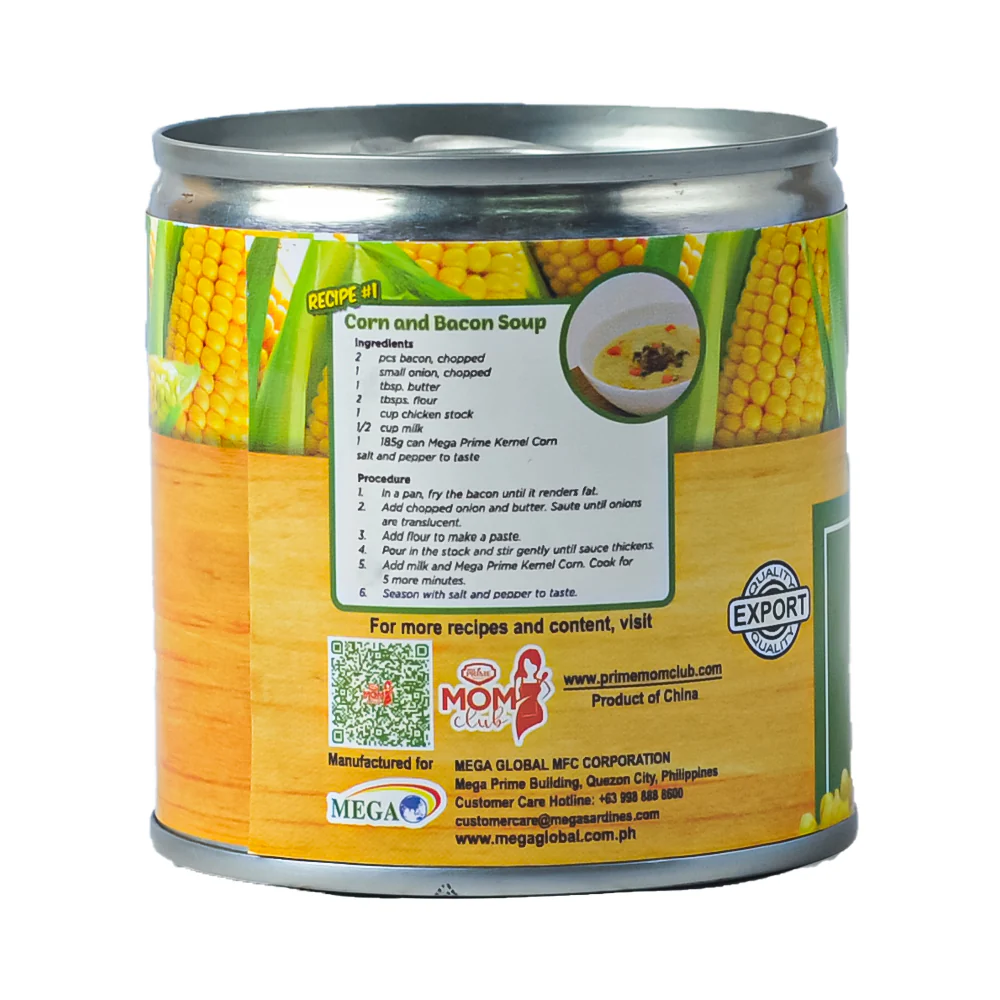 Mega Prime Whole Kernel Corn EOC 185g - Image 2