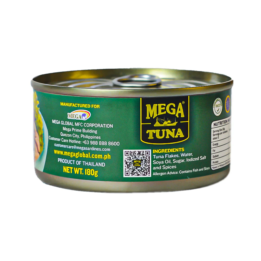 Mega Tuna Flakes Oil EOC 180g - Image 2