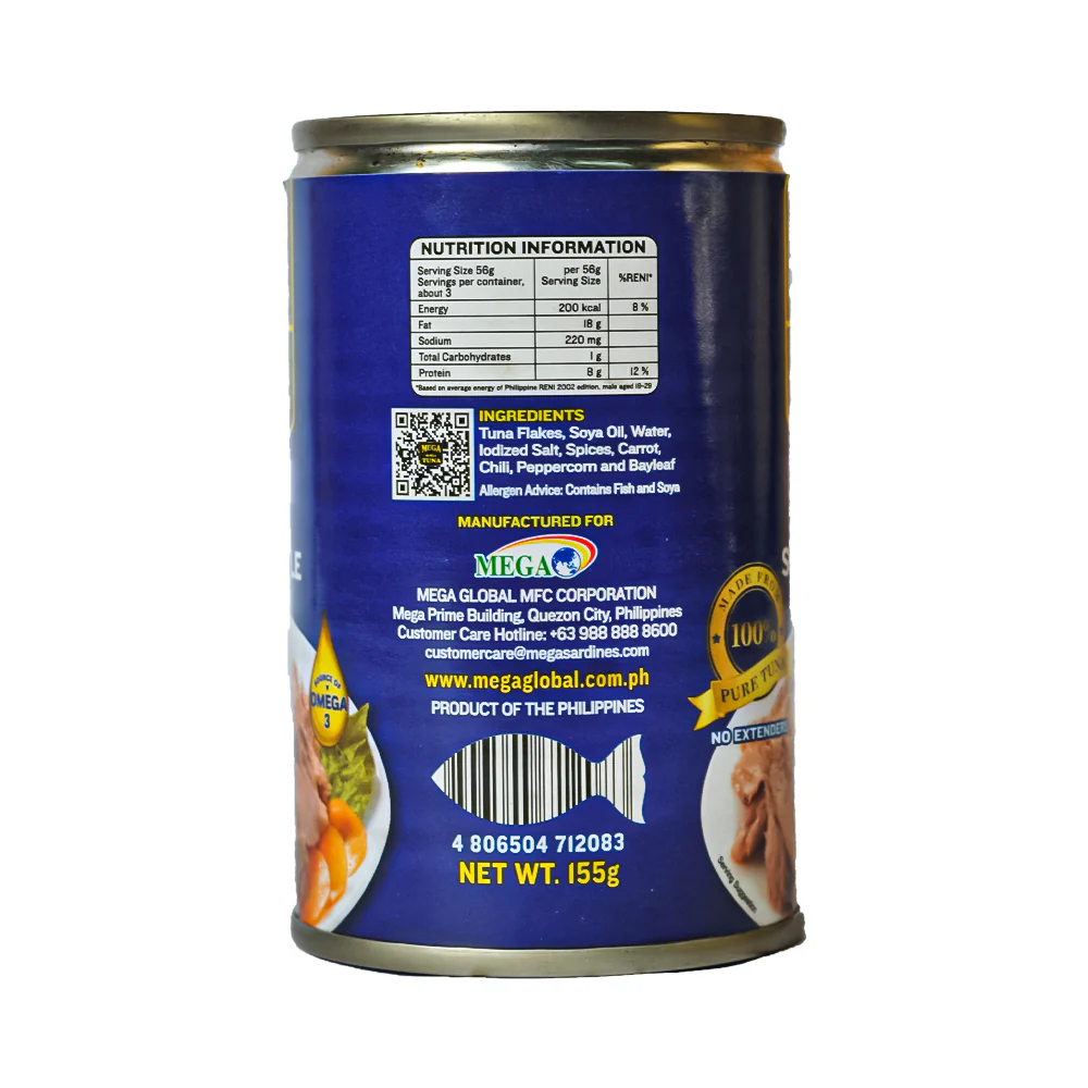 Mega Tuna Flakes Spanish Style EOC 155g - Image 2