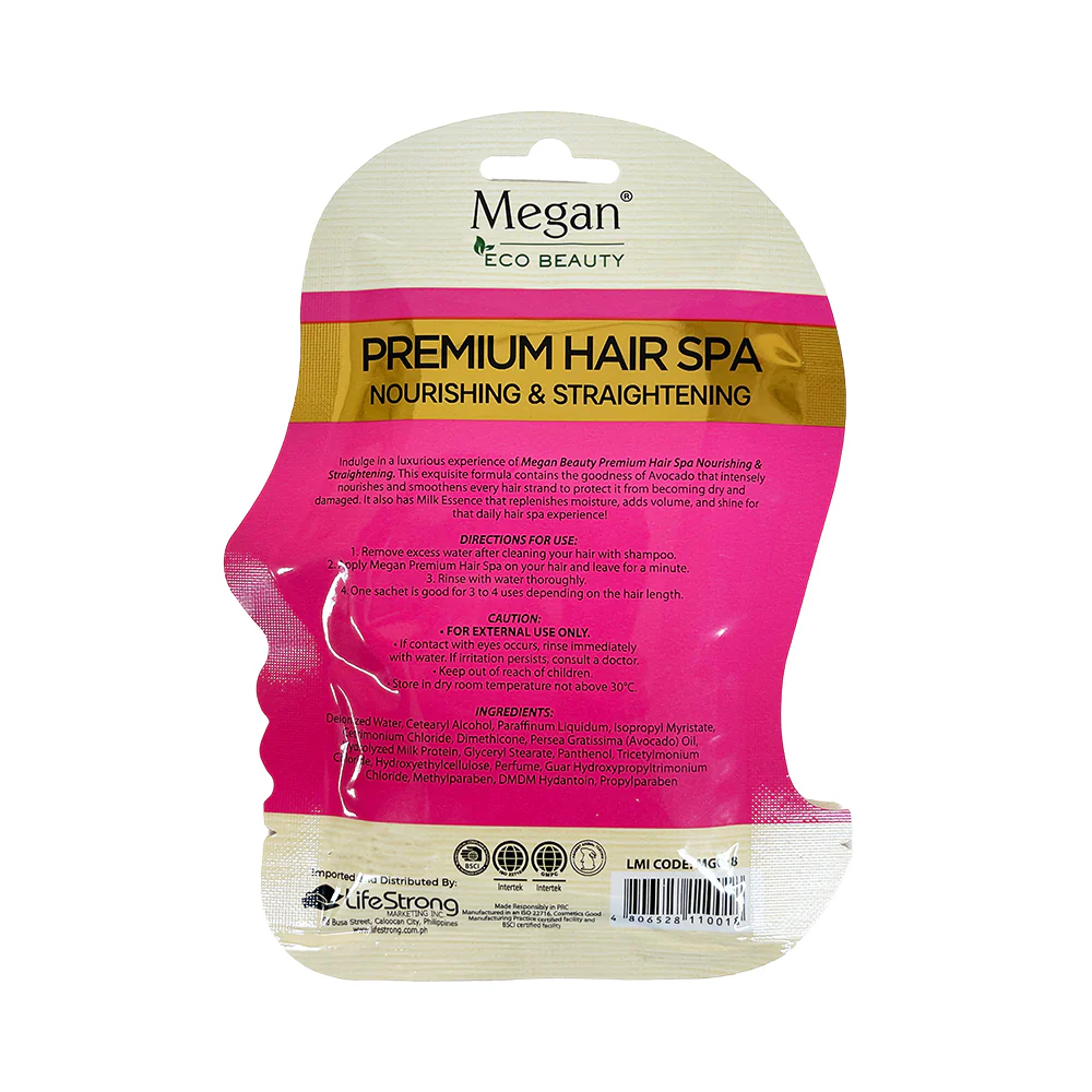Megan Hair Spa One Minute Treatment Nourishing And Straightening 40ml - Image 2