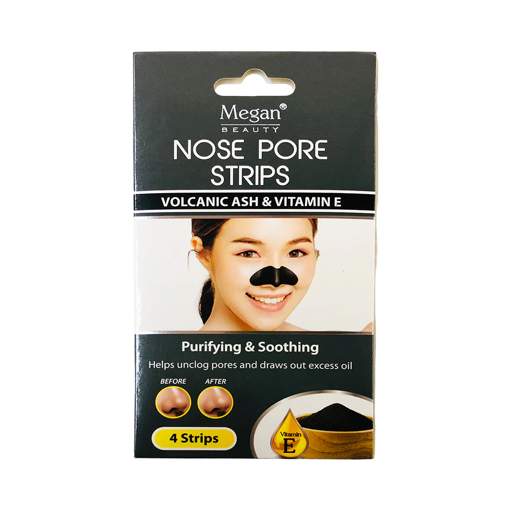 Megan Nose Pore Strips Volcanic Ash And Vitamin E 4's
