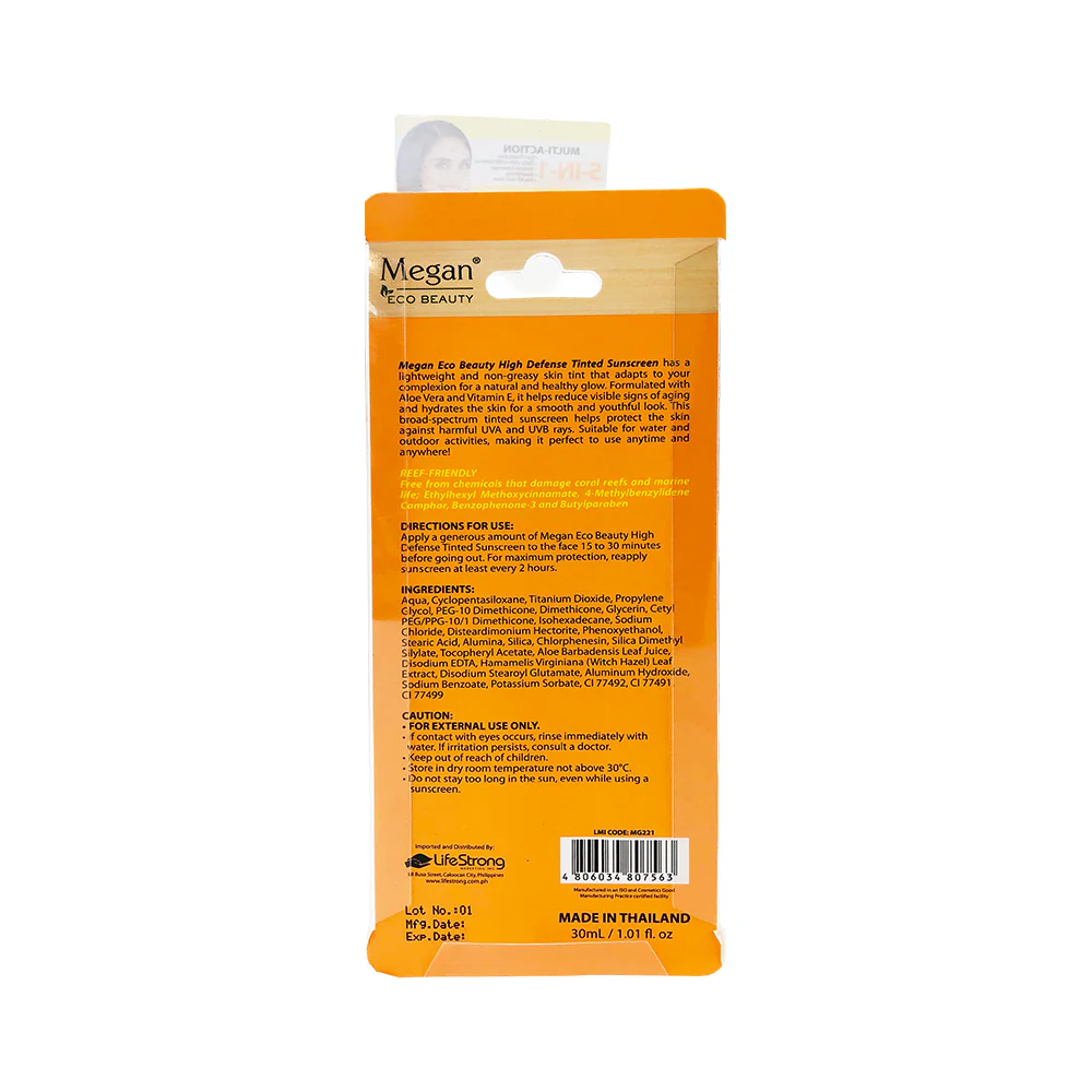 Megan Tinted Sunscreen SPF 50 PA++++  30ml - Image 2