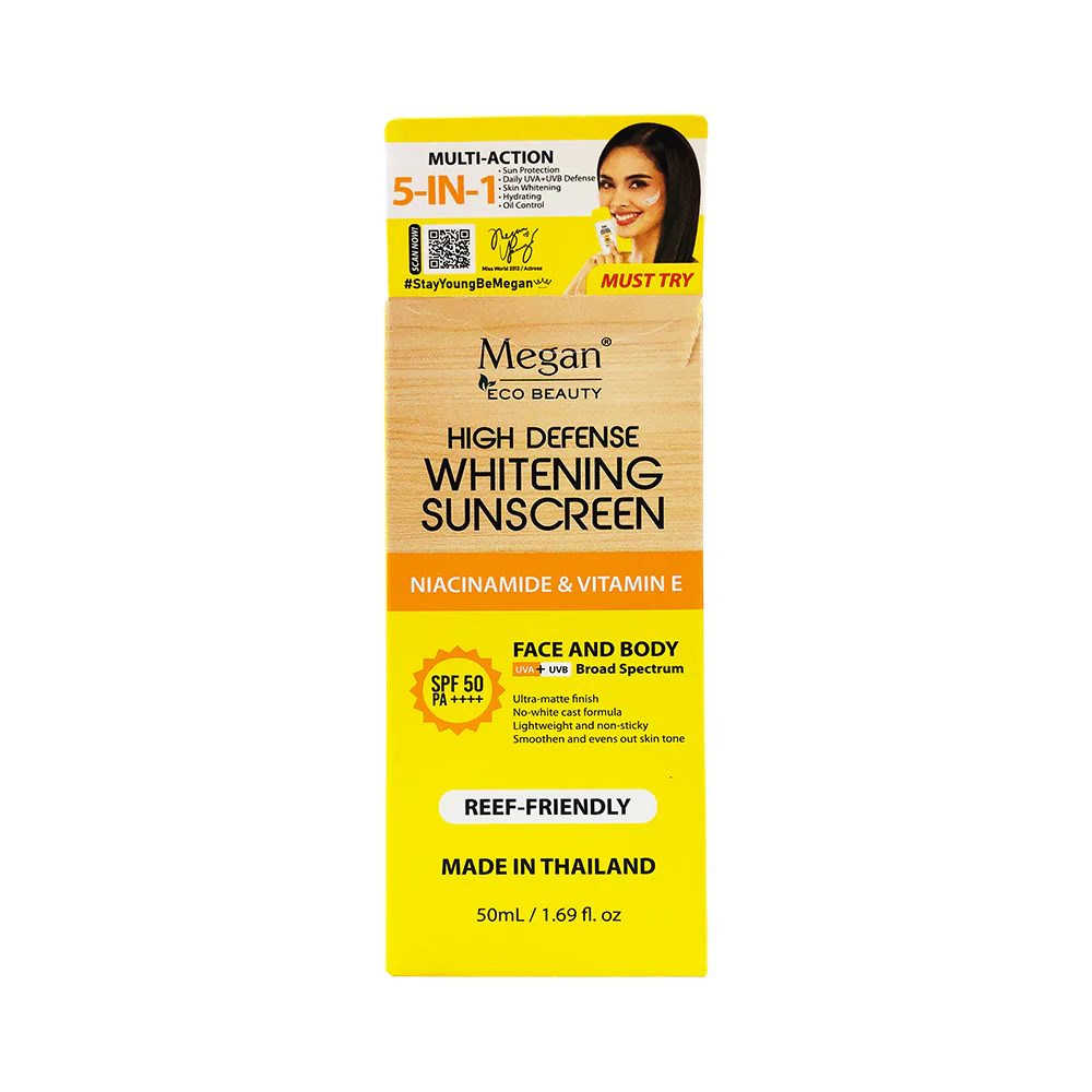 Megan Whitening Sunscreen SPF 50 PA++++ 50ml