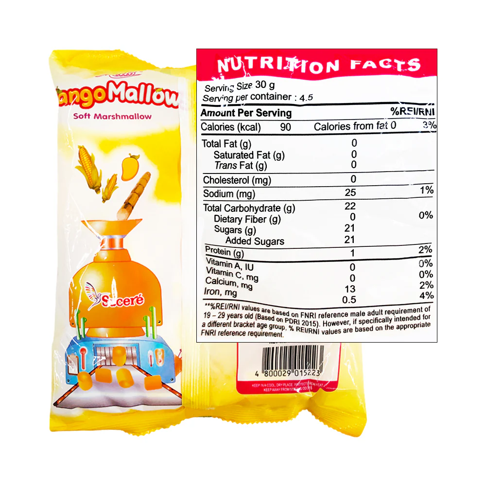 Mello Marshmallow Mango Mallows 135g - Image 2