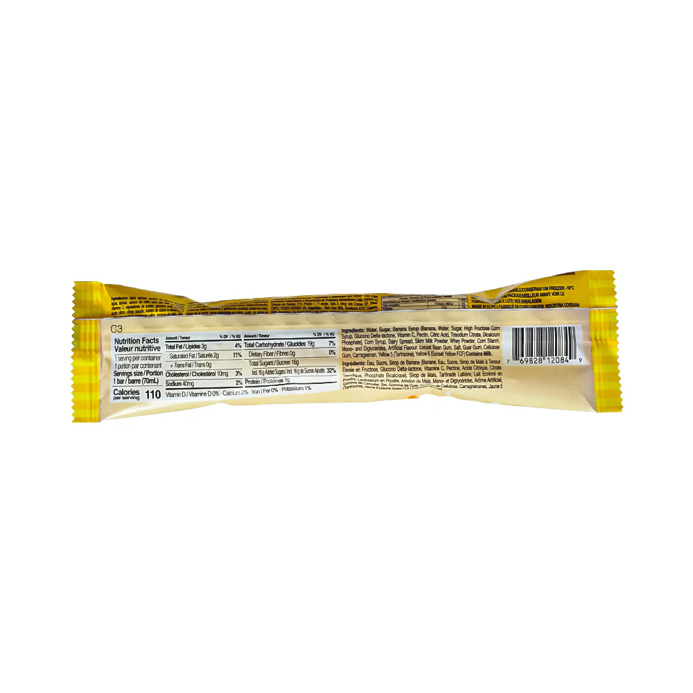 Melona Ice Cream Bar Banana 70ml - Image 2