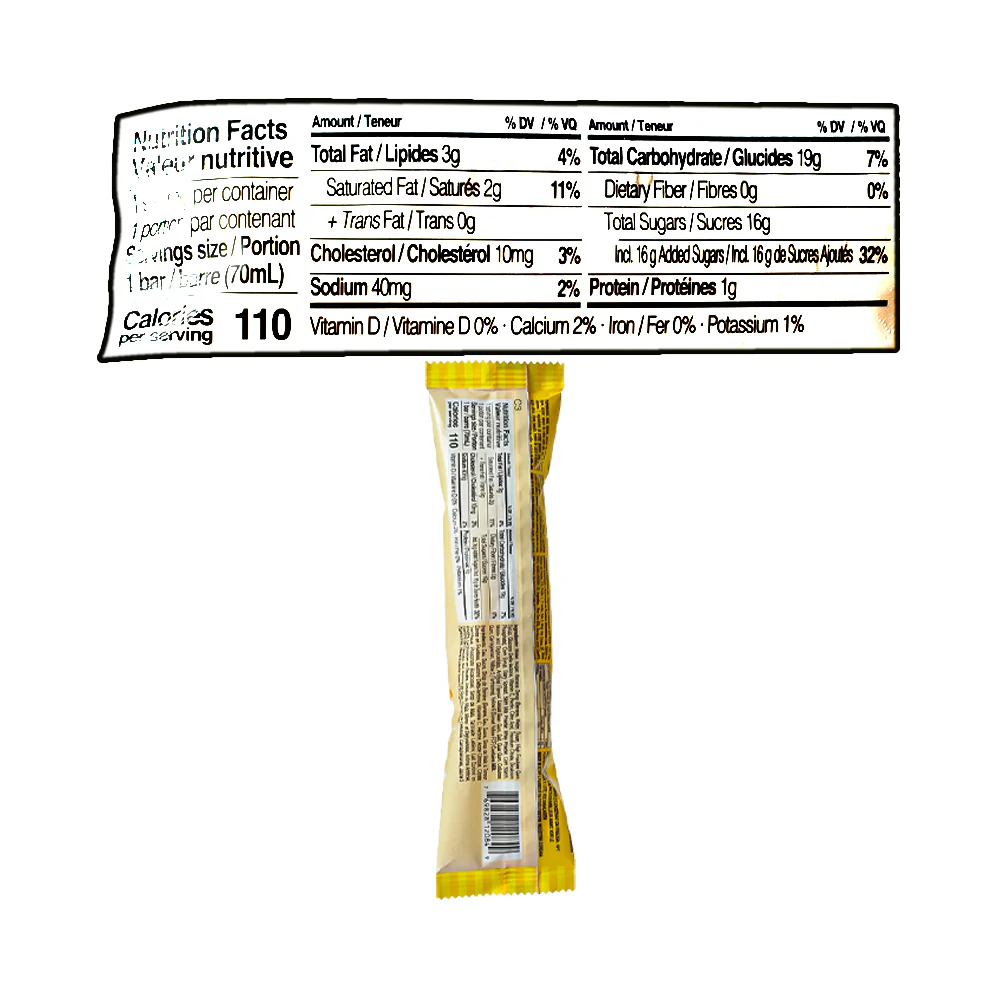Melona Ice Cream Bar Banana 70ml - Image 3