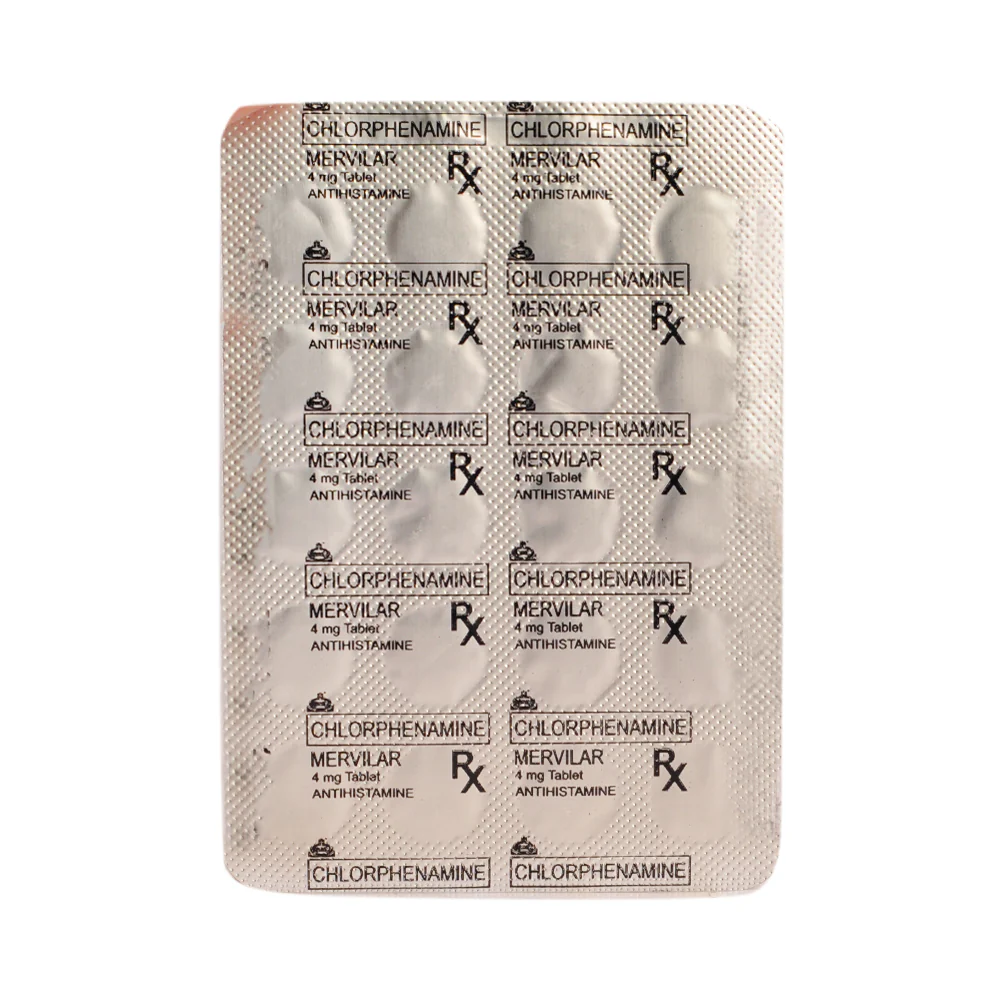 Melvilar Chlorphenamine 4mg Tablet By 20's - Image 3