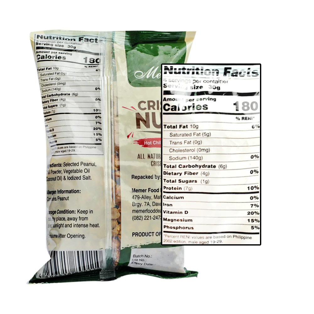 Memer Crispy Nuts Hot 250g - Image 2