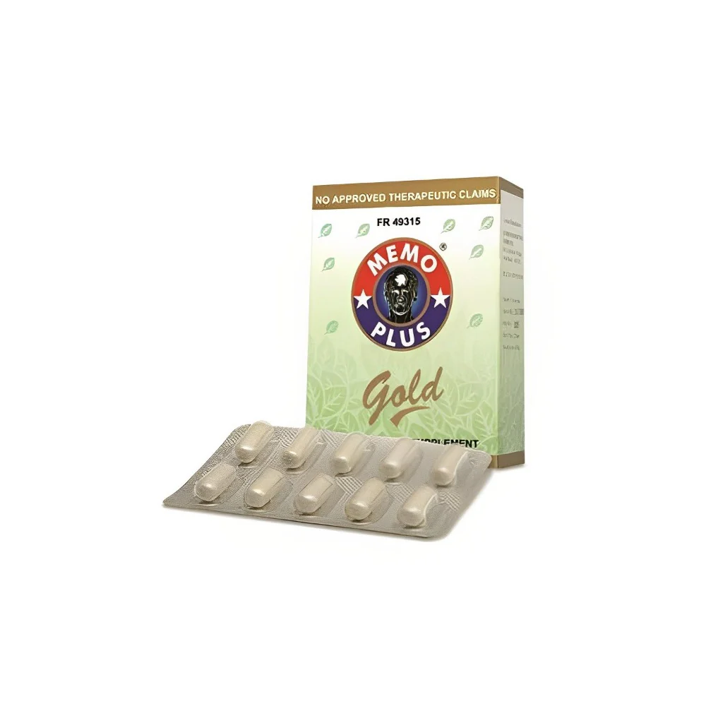 Memo Plus Gold Capsule By 10's