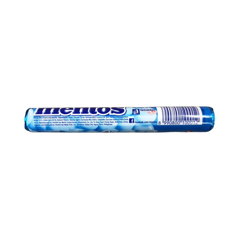 Mentos Candy Roll Single Mint 37.5g - Image 2