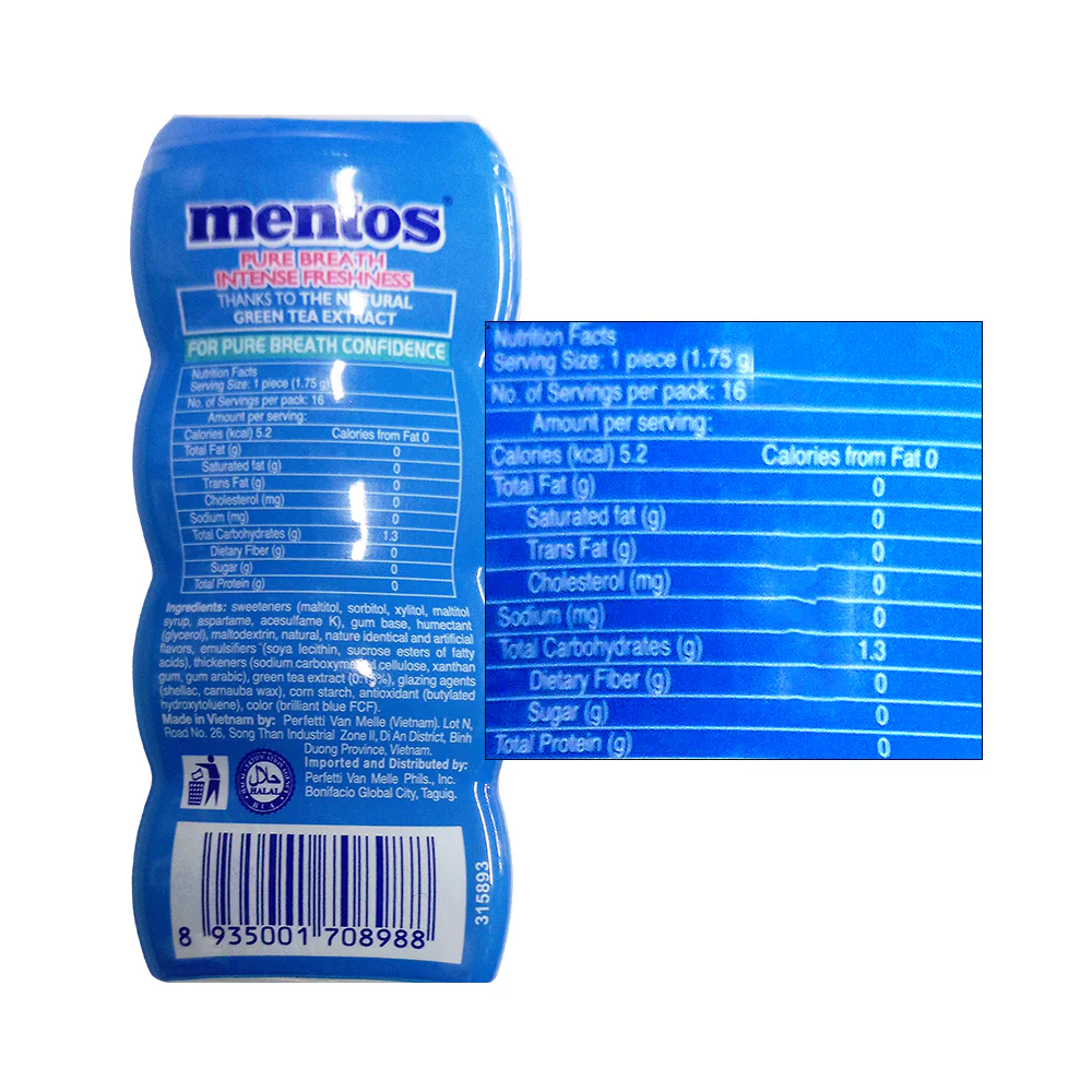 Mentos Chewing Gum Pure Fresh Sugar Free Fresh Mint - Image 2