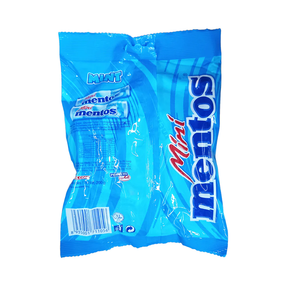 Mentos Mini Roll Candy Mint 10g x  20's - Image 2