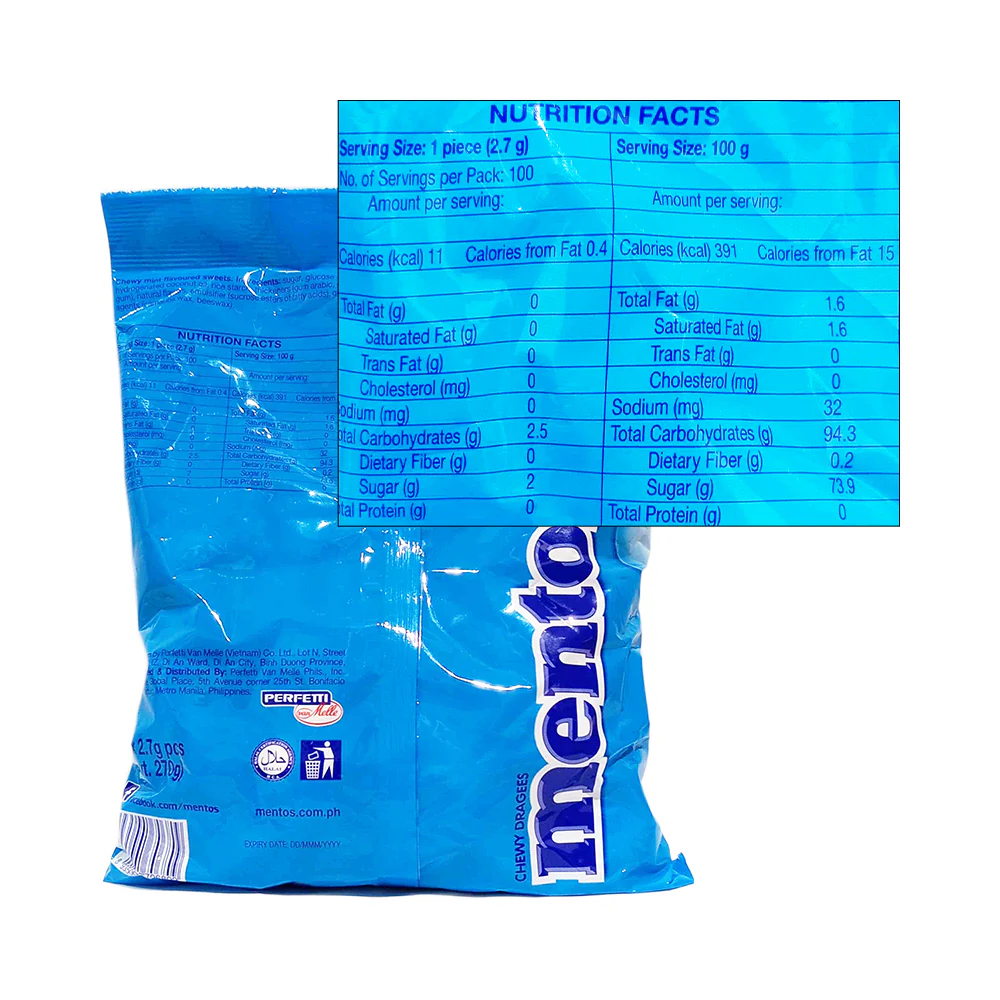 Mentos Mint Candy 100's - Image 2