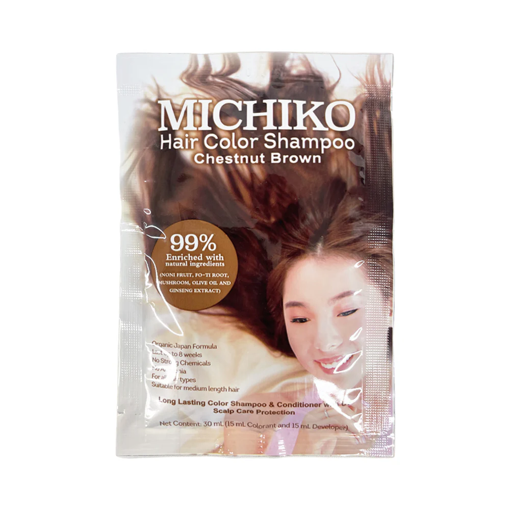 Michiko Hair Color Shampoo 30ml - Image 5