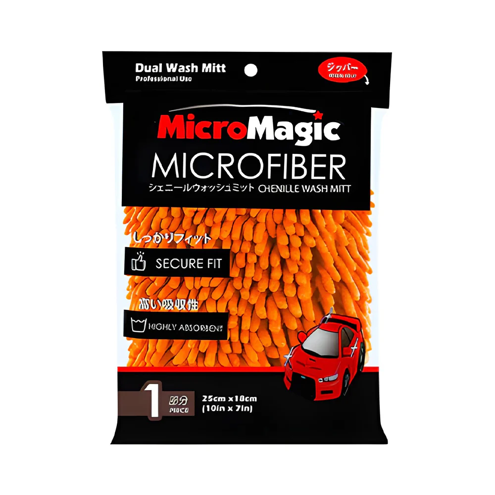 MicroMagic MicroFiber Chenille Wash Mitt Chenille 25cm x 18cm - Image 8