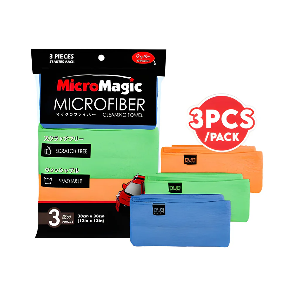 MicroMagic MicroFiber Cleaning Towel 30cm x 30cm 3's - Image 11