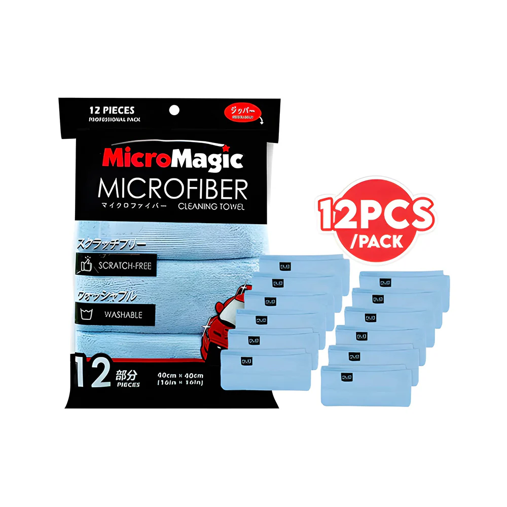 MicroMagic MicroFiber Cleaning Towel 40cm x 40cm 12's - Image 5