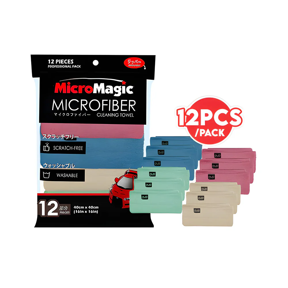 MicroMagic MicroFiber Cleaning Towel 40cm x 40cm 12's - Image 8