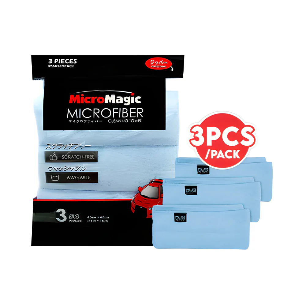 MicroMagic MicroFiber Cleaning Towel 40cm x 40cm 3's - Image 6