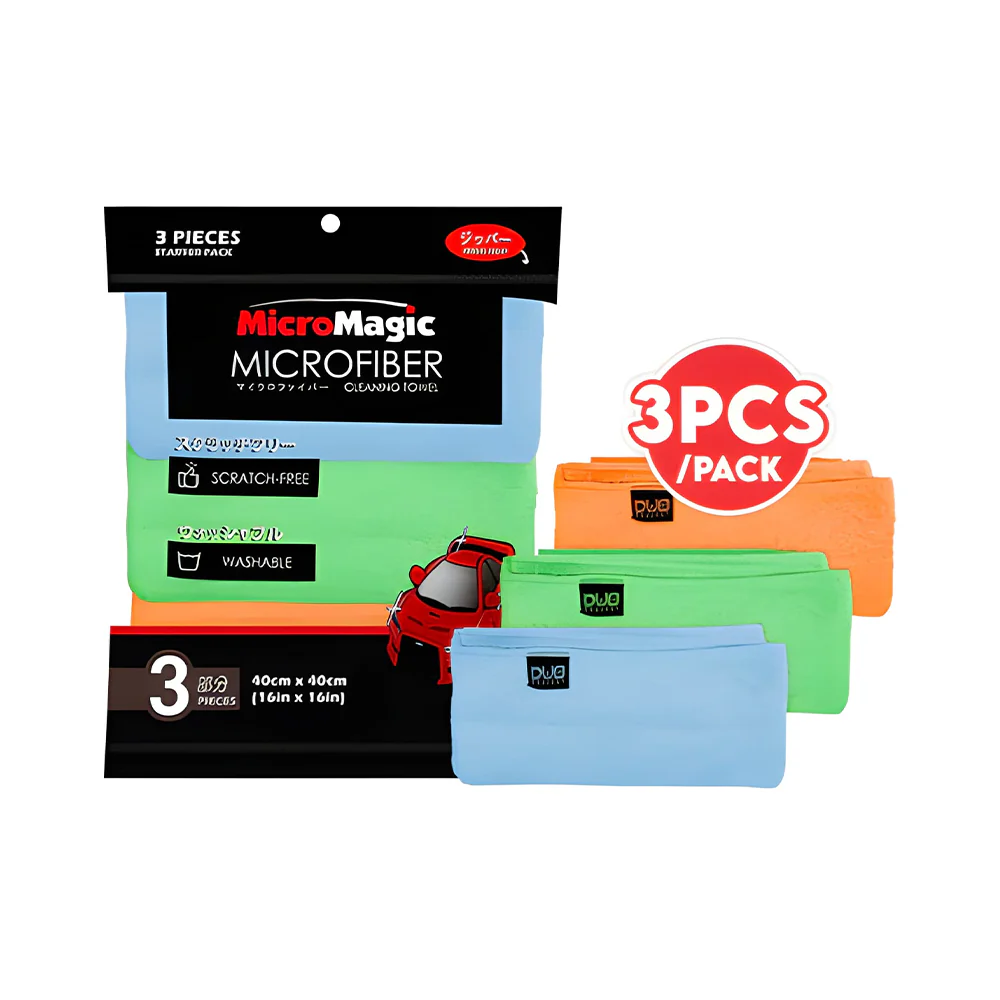 MicroMagic MicroFiber Cleaning Towel 40cm x 40cm 3's - Image 8