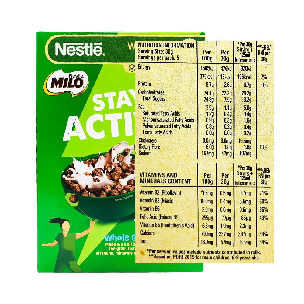 Milo Balls Cereals 170g - Image 2