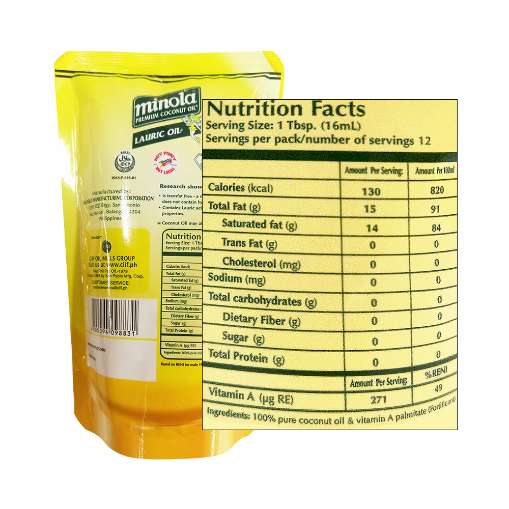 Minola Lauric Oil Lauric SUP 200ml - Image 2