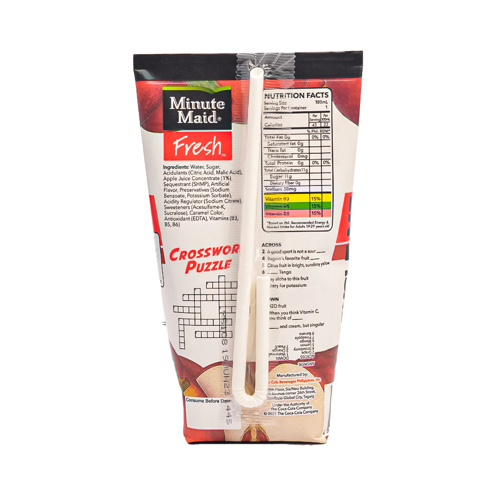 Minute Maid Fresh Apple Juice 180ml - Image 2