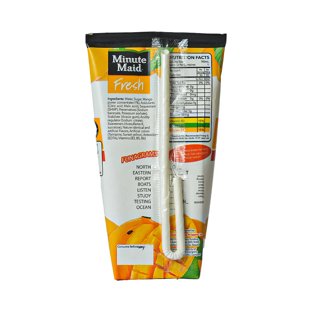 Minute Maid Fresh Juice Mango 180ml - Image 2