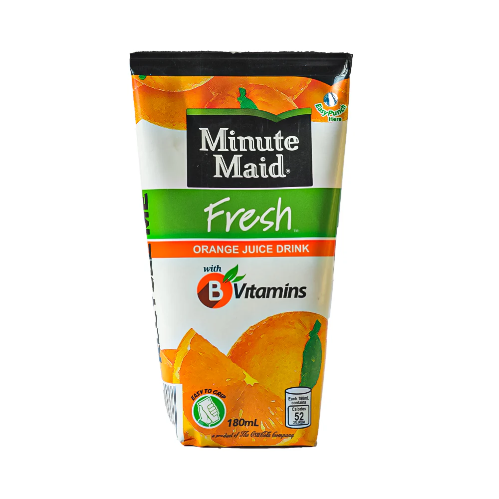 Minute Maid Fresh Juice Orange 180ml x 10's - Image 2