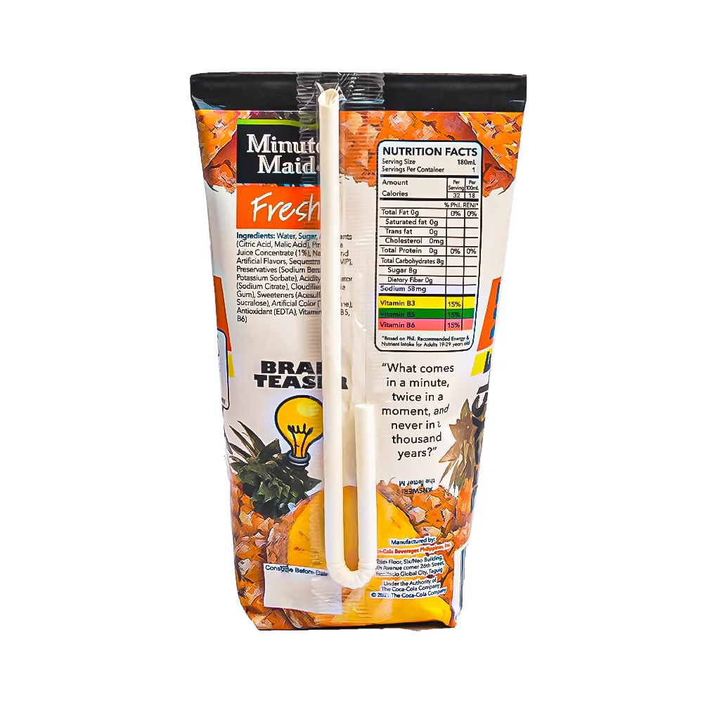 Minute Maid Fresh Juice Pineapple 180ml x 10's - Image 3