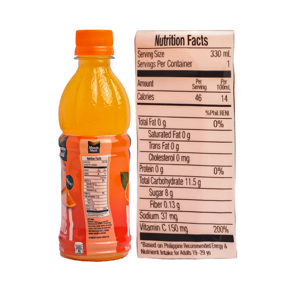 Minute Maid Pulpy Juice Orange 330ml - Image 3
