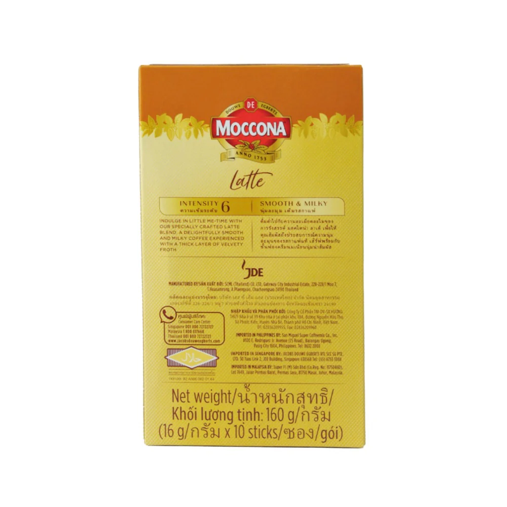Moccona Coffee Latte 16g x 10's - Image 2