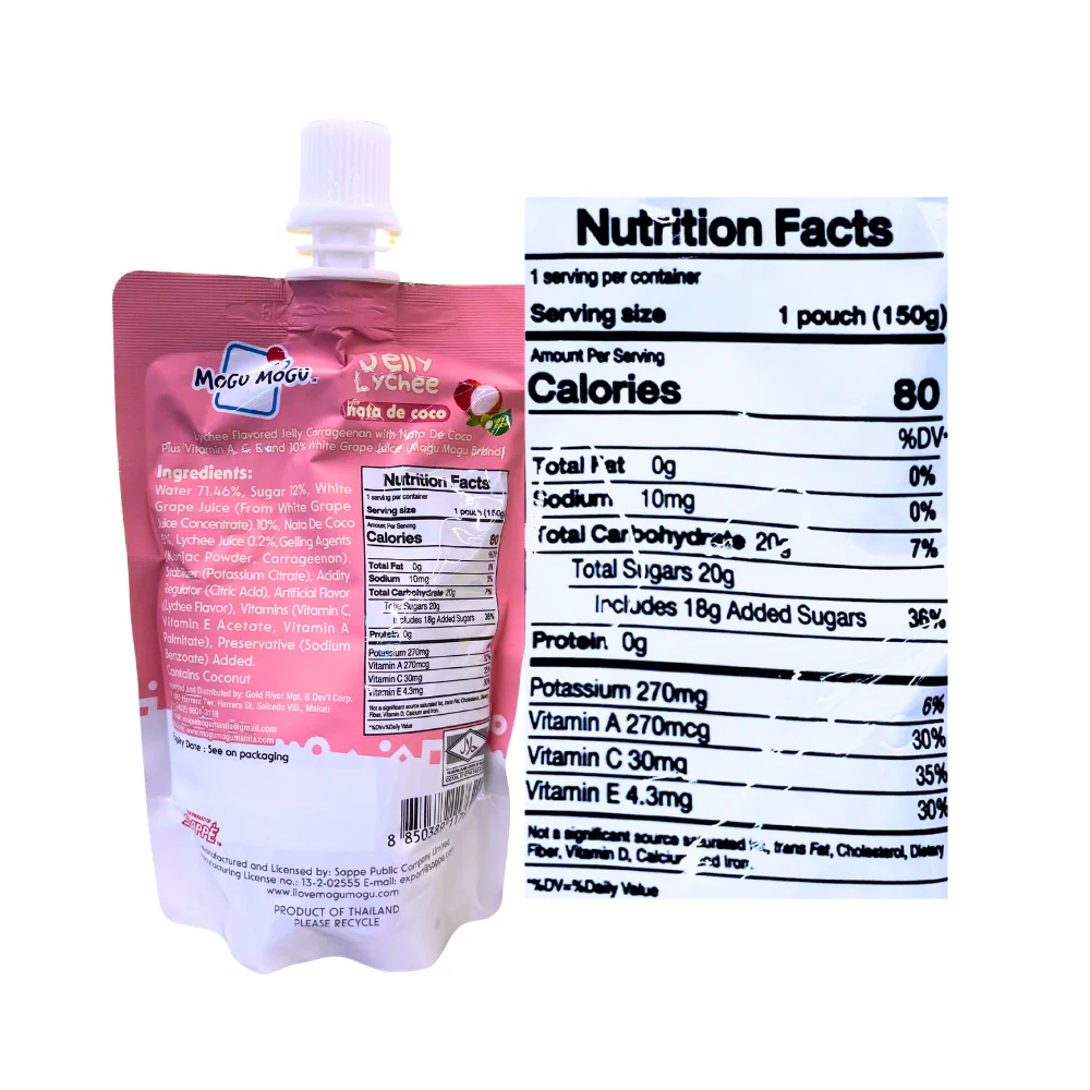 Mogu Mogu Jelly With Nata De Coco 150g - Image 3